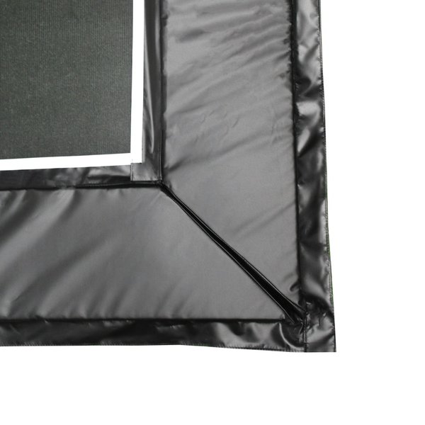 Etan UltraFlat Inground Trampolin quadratisch 198 x 198 cm schwarz